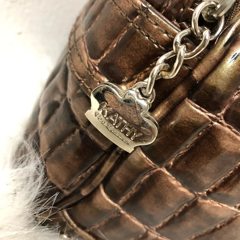 Kathy Van Zealand Large Duffle Style  Weekender Shoulder Purse Satchel Bag - Picture 3 of 16